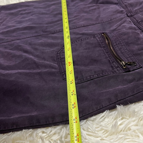 Vintage AMI Purple Overall Dress With Metall Accents And One Pocket Midi Medium - Picture 10 of 12